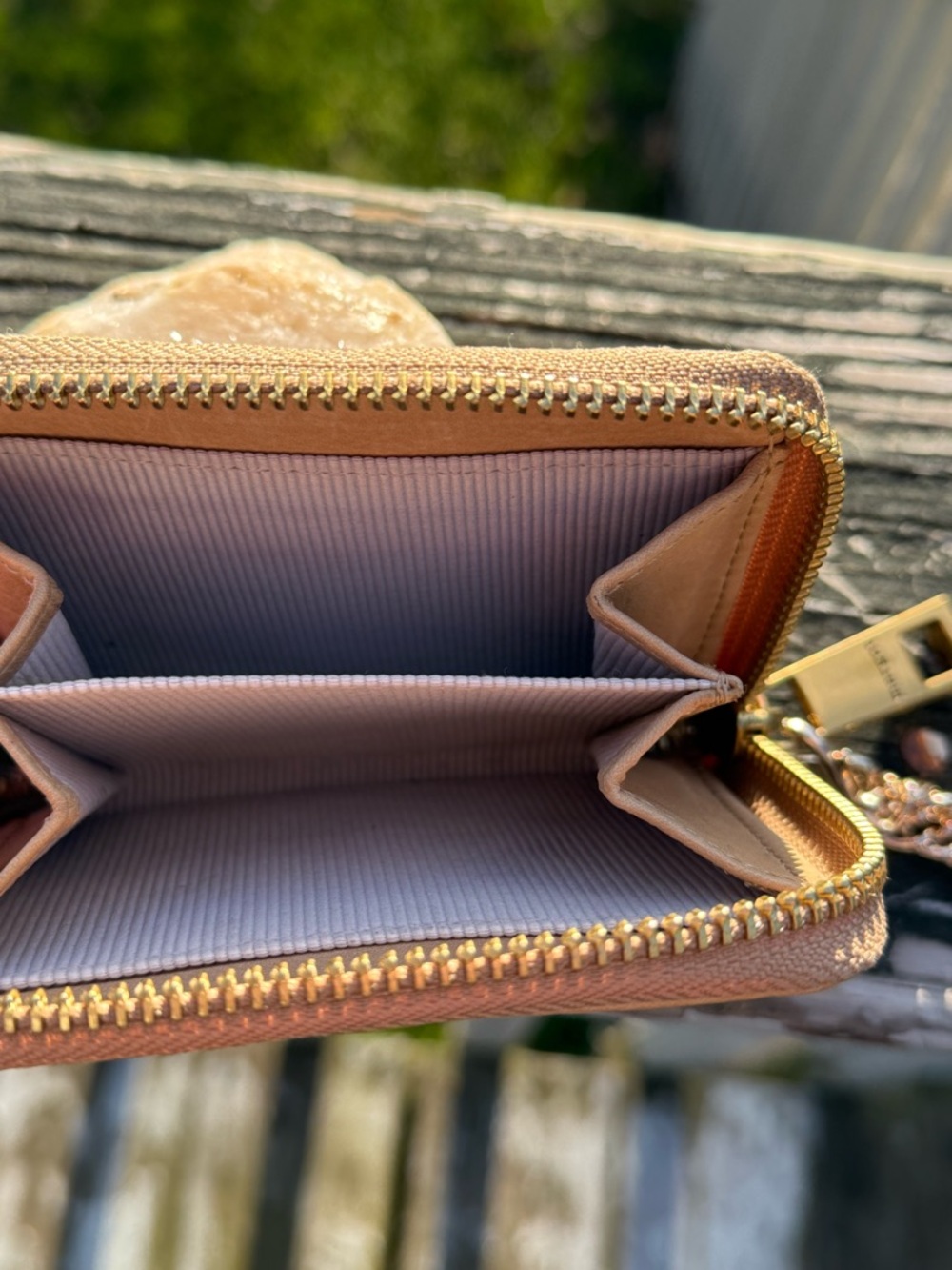 NWOT MARGOT LEATHER WALLET, COIN PURSE WRISTLET - Picture 4 of 4